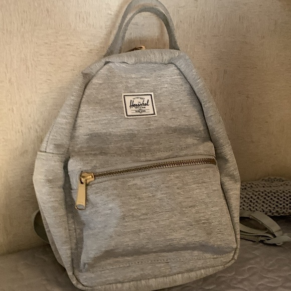 Herschel Mini‎ Nova Backpack Light Grey travel casual - Picture 9 of 11